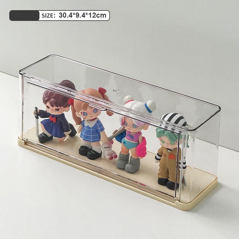 Stackable Acrylic Display Case for Collection Bricks Blocks Toys Models Minifigures Building,Dustproof Showcase for Action Doll