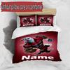 3pcs Duvet Cover Set (1*Duvet Cover + 2*Pillowcase, Without Core), Custom Name Manly Warringah Sea Eagles Pattern Bedding Set, Home Bedroom Decor Gift