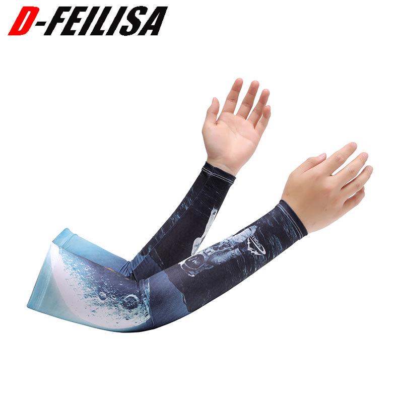 

Summer sunscreen ice sleeves men s driving and riding UV protection thin outdoor fishing sunscreen breathable cool sleeve one size fits all