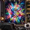 Arazzo da Appendere a Parete Tessuto Stampato Juventus FC per Soggiorno Camera da Letto Decorazione per la Casa