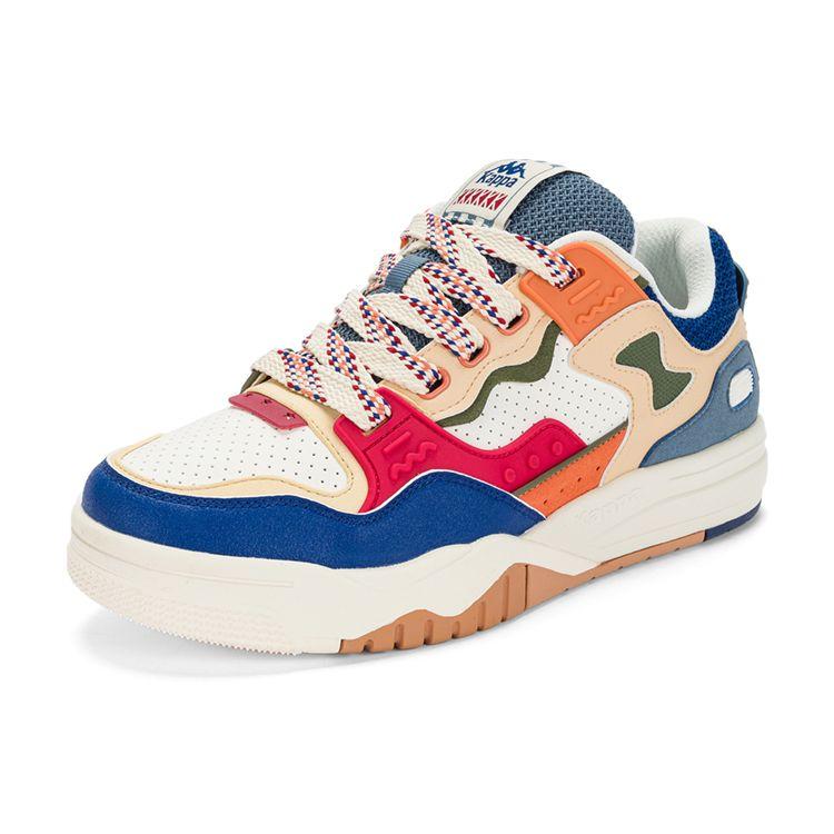 Kappa Fabric Synthetic Leather TPU Casual Sports Trendy Deconstructed Low-Top Sneakers Unisex sneakers Blue White K0DY5CC16D-012