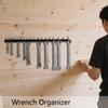 Wall-Mounted Wrench Sorting Rack Multi-Hole Large Capacity Wrench Storage Rack Save Space Metal Tool Organizer Rack