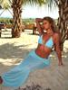 Sexy Mesh See Through Beach Skirt Cover Up and Bikini Top Set Two Piece Swimsuit Womens Summer Vacation Swimwear K168
