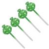 4pcs Self Watering Flower Globes Decorative Automatic Plants Watering Bulbs with Stopper for Indoor
