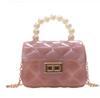 Jelly Bag South East Asia Children'S Bag Chain Pearl Handbag Rhombus Women'S Bag