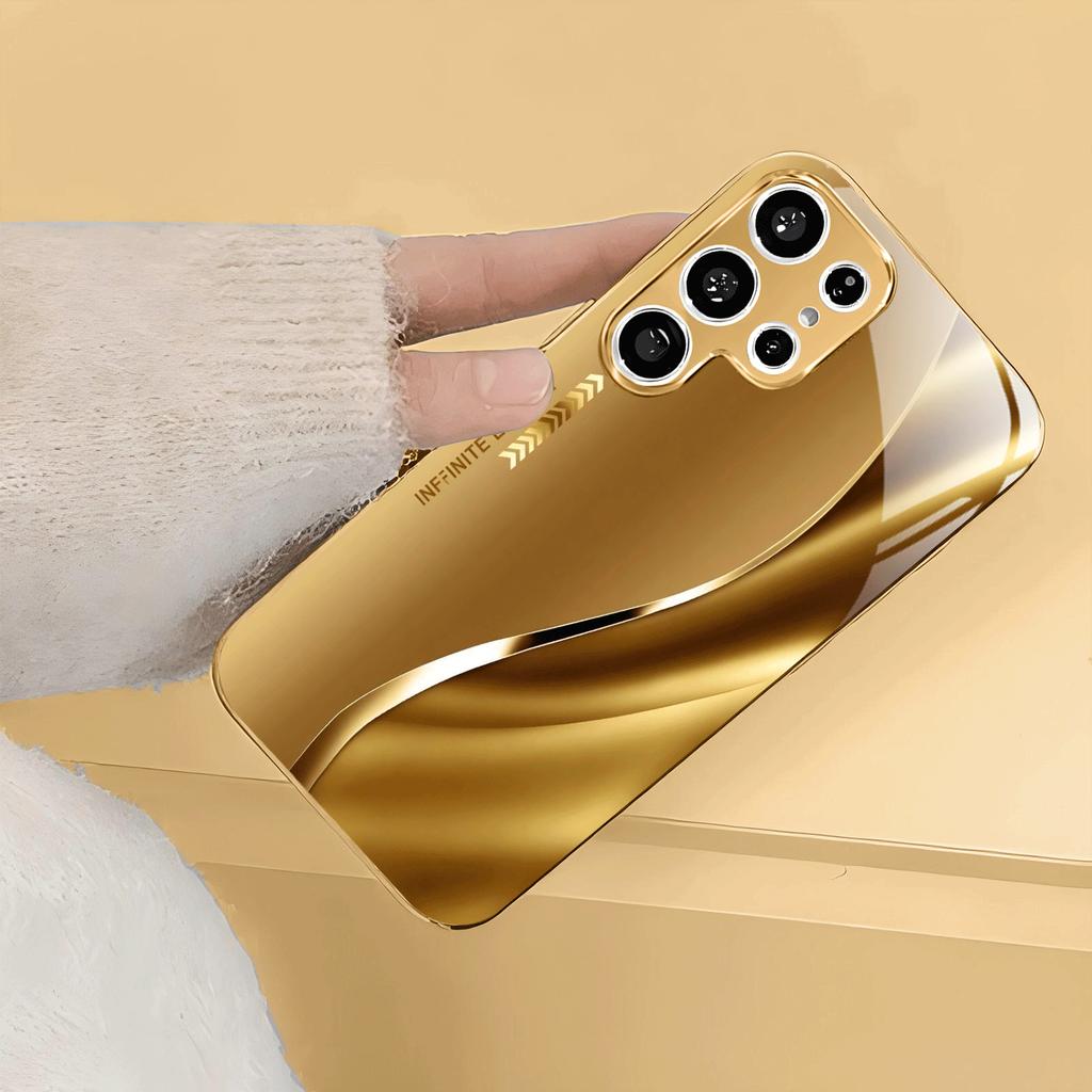 High-end PhoneCase Electroplated Glass TPU PhoneCase for Samsung Galaxy S26 S25 S24 S23 S22 S21 FE,Ultra,Plus Dropresistant