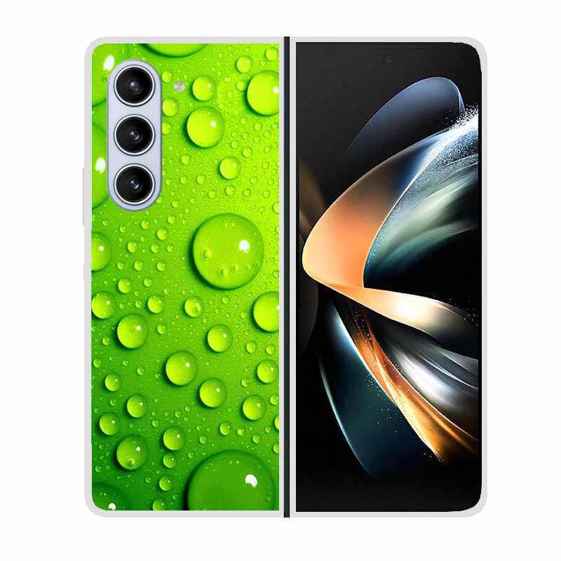 For Samsung Galaxy Fold 6 Case Cool Space Animal Clear Hard Phone Cases for Galaxy Z Fold6 5G 2024 Back Cover Zfold6 Shells Capa