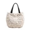 Niche High-end Handbag Small Bag Women's 2025 New Autumn and Winter Plush Bag Fashionable Simple Handbag