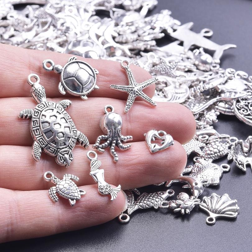 10 Stück/Los Verschiedene Metall Zufällige Mischung Pferd Schwert Kreuz Anhänger Charms Für Schmuckherstellung Zubehör DIY Ohrringe Armband Anhänger