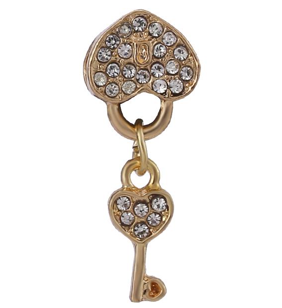 2pcs /Lot 45 Styles Key &Lock Sparkling Beads Charm Pendant Fit Diy Original Bracelets Necklaces For Women Men Jewelry Making