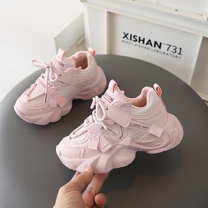Vår & Höst Barns Sportskor - Pojkars Pappa Sneakers, Halkfri Mjuk Sula för Småbarn