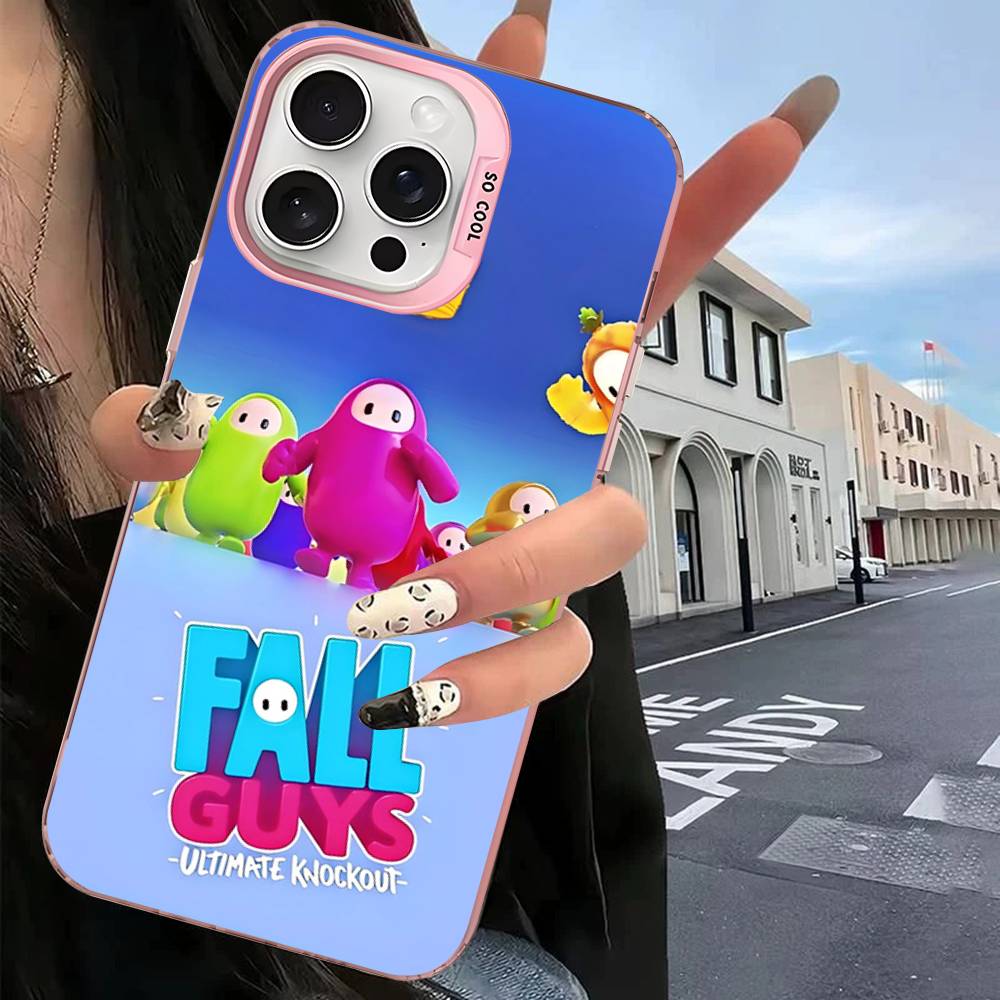F-Fall G-Guys Game Phone Case For iPhone 17 16 15 14 13 MAX Matte Shockproof Back Anti Fall Matte Cover