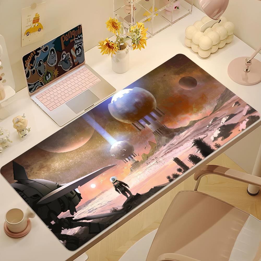 Nno Man S Sky Game Cool Mouse Pad Large Nonslip Lockedge Desktop Computer Desk Mat Keyboard Mousepad Office Gamer Student Gift