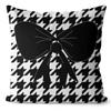 Office Living Room Home Pillowcase Black and White Simple Abstract Pattern Pillowcase Car Ornaments