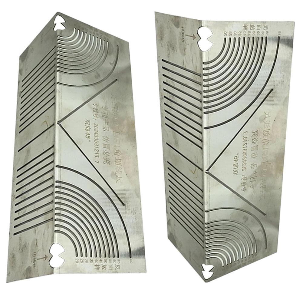 Vinkelbue Markeringsverktøy Rørskjæreguide Justerbart Rørmarkerings Sveiseverktøy Linjetegningsverktøy for Metallarbeid Ingeniørfag