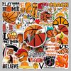 50 Waterproof Basketball Stickers for Luggage, Scooters, Computers & Tablets