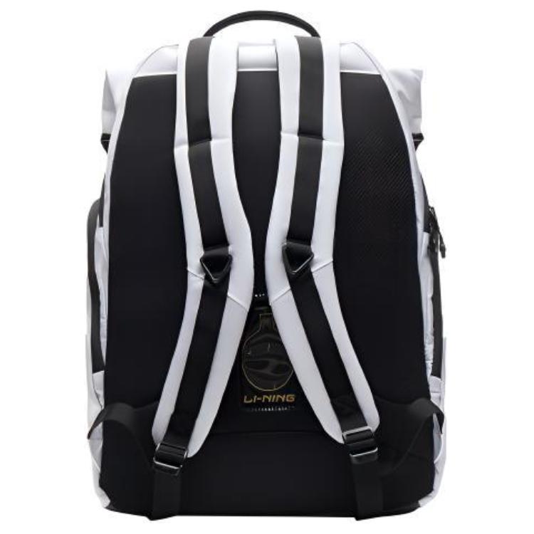 New LiNing Polyester Training Bag Backpack Regular Unisex White ABSS071-3