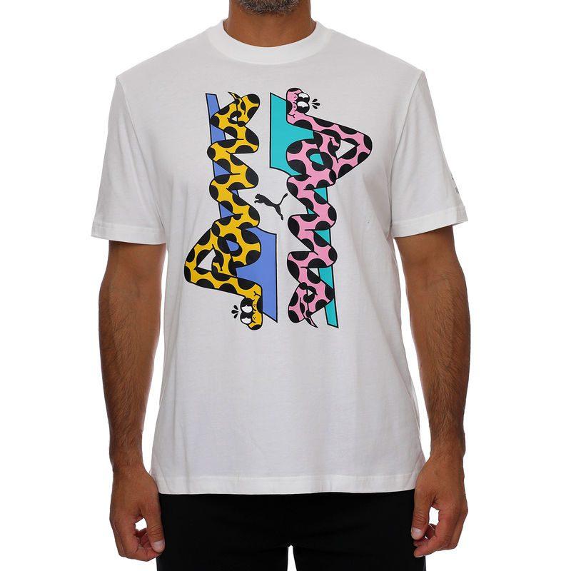 Puma X AKA BOKU T Shirt Unisex White 530222-02