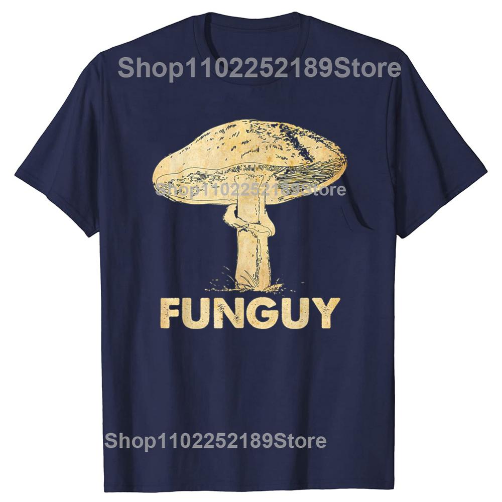 Funguy Zábavné Houby Houba Grafická Trička Tričko Pánské Dámské Módní Ležérní Oversized 100% Bavlna Tričko