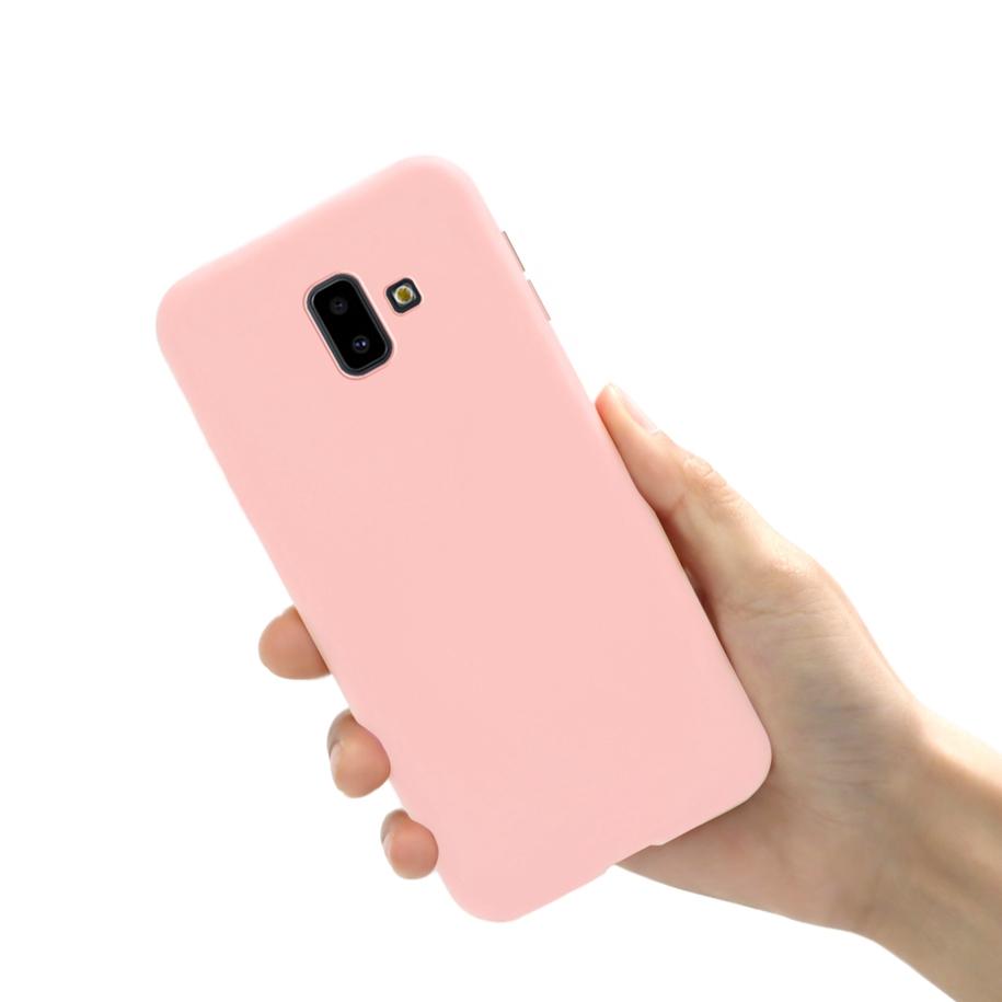 Phone Case For Samsung Galaxy J6 2018 Cover Candy Color For Fundas Samsung J6 2018 J600F J6Plus J6+ J 6 Plus 2018 Case Soft Capa