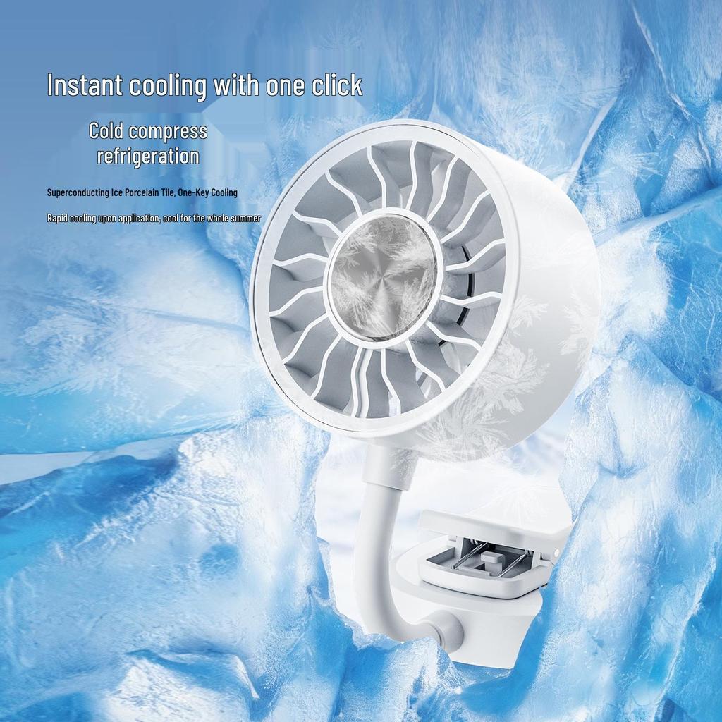 USB Rechargeable Magnetic Mobile Phone Cooling Clip Fan