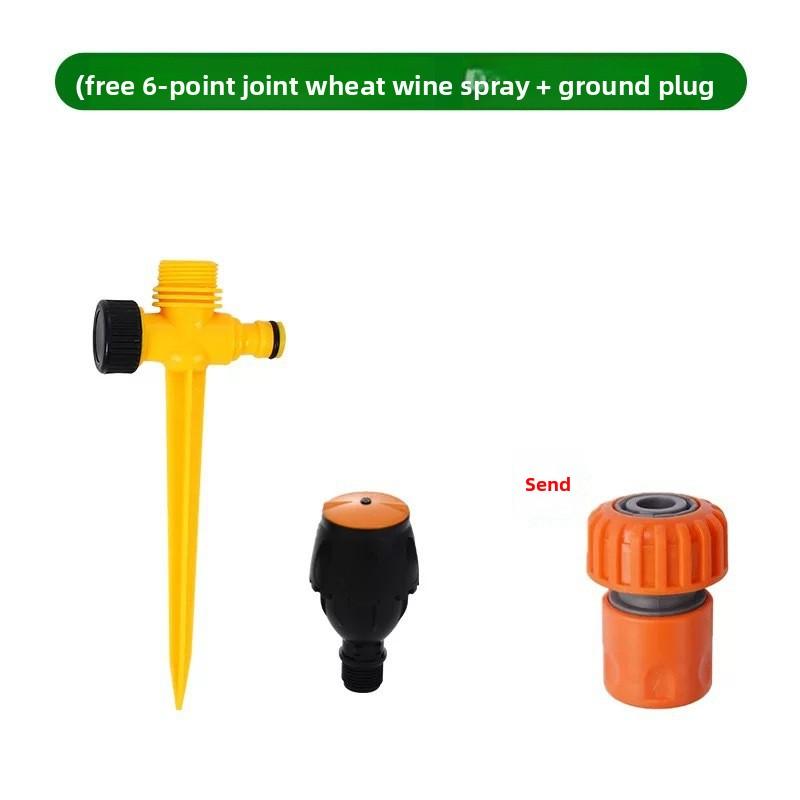 1pc Garden Sprinkler Rotating Lawn Sprinkler for Yard 360-DegreeAutomatic Rotating Head Lrrigation RotarySp Outdoor plastic