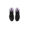 Air Jordan 1 Mid SE PS Houndstooth Kids Sneakers Black Lilac White DC7227-015