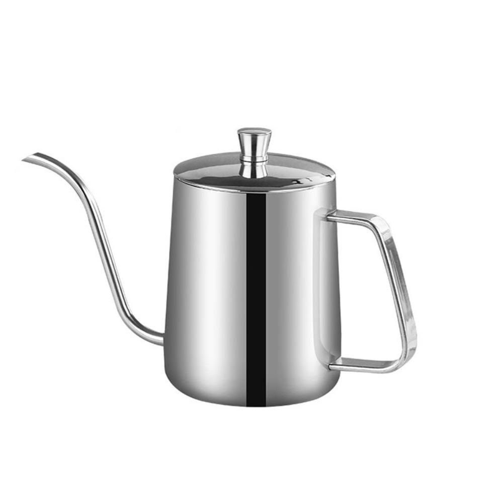 Narrow Spout Gooseneck Coffee Drip Kettle Stainless Steel Hand-poured Coffee Maker  Outdoor