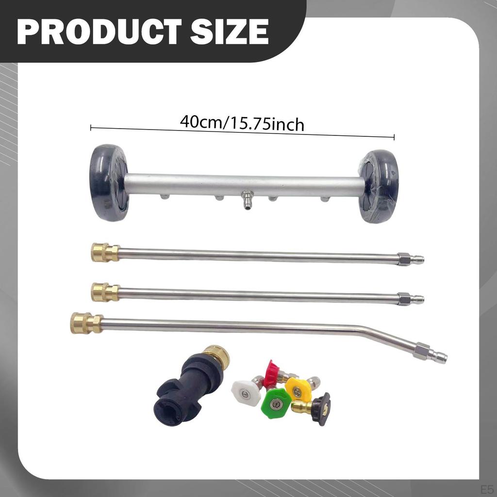 Pressure Washer Undercarriage Cleaner Sprayer Underbody Car Water Broom for Automotive