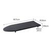Yamazaki Tower Tabletop Ironing Board with Legs, Boat-Shaped, Black, Approx. W75 X D30 X H6cm, Comfortable To Hang Ironing Board, Model 5784