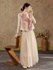 Winter High-End Embroidered Wool Coat & Vest Set for Women - NX007