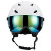 CE EN 1077 Certified Dual Sports Ski Helmet Snow Helmet with Protective Lens for Youth and Adults Winter Skiboard Helmet