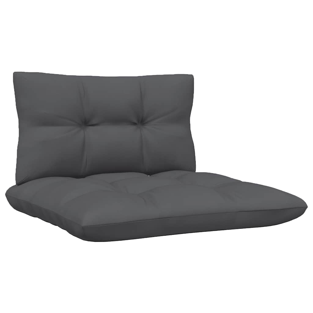 vidaXL 2-Sitzer-Gartensofa mit Kissen Weiß Massivholz Kiefer