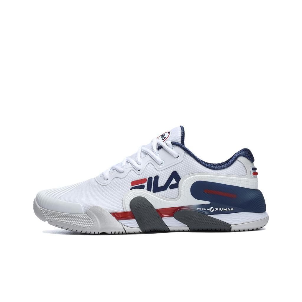 Fila Potenza Mesh Fabric Comfortable Non-Slip Durable Breathable Support Low-Top Tennis Shoes Men Sneaker White Blue A12M321501FWN