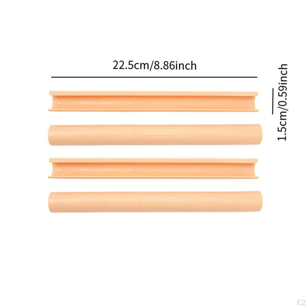 4 Stück Stickerei Schnapprahmen Clip für Nadelspitze