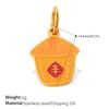 Cute Simple Earrings Bracelet Necklace Accessories Colorful Vegetables Stainless Steel Oil Drip Diy Pendant Female