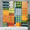 Vivid geometric printed curtains, 42*84 bar bag curtains, bedroom and living room, home decoration, room decoration