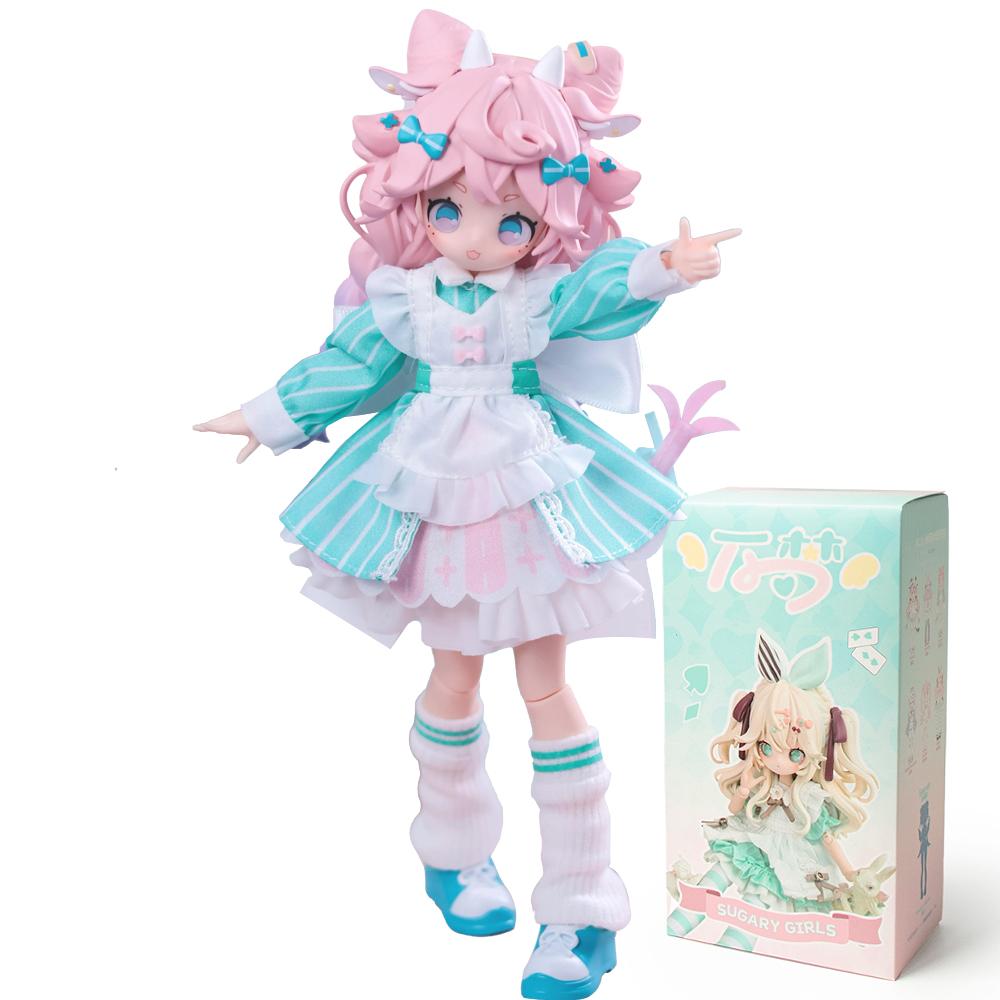 På Lager Wanmeng Sugary Girls 1/8Mjd Blind Box Bevegelig Dukke Actionfigur Dukke Trendy Leketøy Ornamenter Figur Søt Gutt Jente Gave