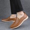 Lyxmärke Herr Handgjorda Äkta Läderskor Casual Bekväma Herr Loafers Högkvalitativa Läderskor Hot Sale Körskor