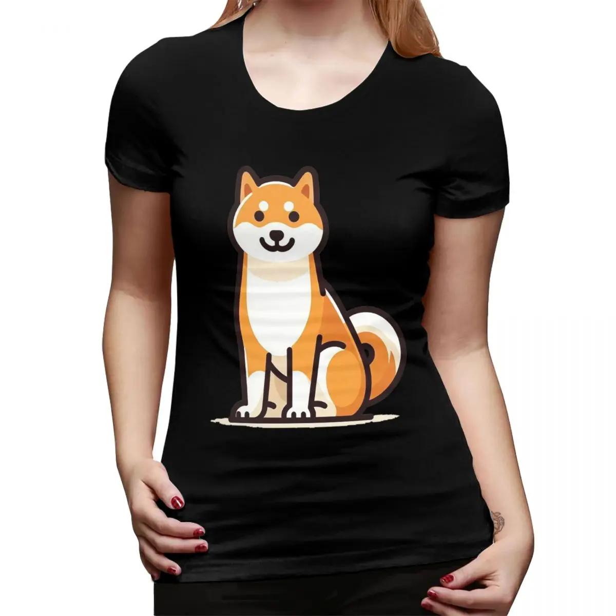 

Shiba Inu A Comprehensive Guide TShirt for Women ONeck Streetwear T Shirts Womens Short Sleeve Summer Clothes Tops 4XL