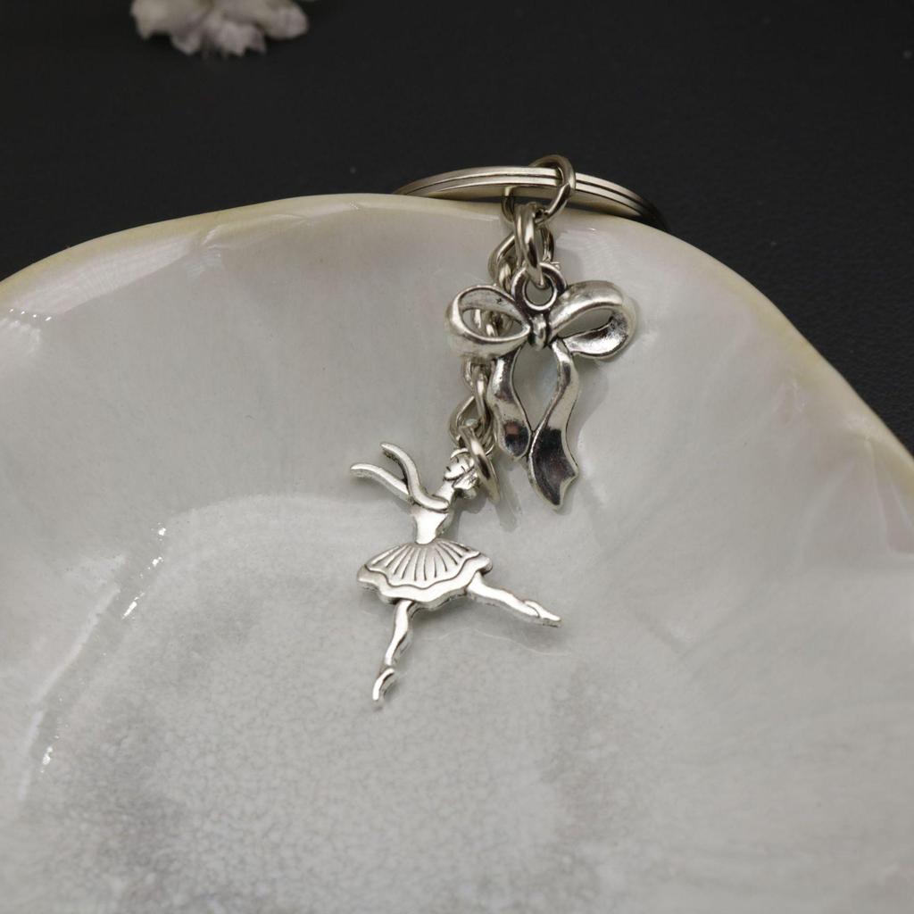 Ballet Bow Pendant Keychains - Stylish Jewelry Accessory