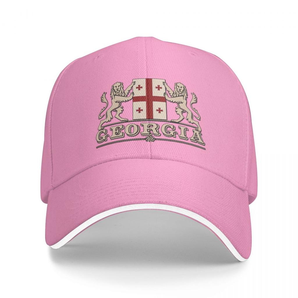 I Love Georgia, Georgian Flag, Georgian Patriotic Gift Baseball Cap Trucker Hats Thermal Visor Hat Women Unisex'S