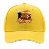 Adjustable Hat with Curved Brim  Outdoor Camping  Cap Wide Visor Fit for Driving Casual Wear ( Sandwich Baseball Cap