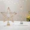 Christmas Modern Minimalist Tree Star Ornament 3d Snowflake Design Decor Festive
