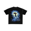 Sacred Light Oversized Christian Cross T-Shirt