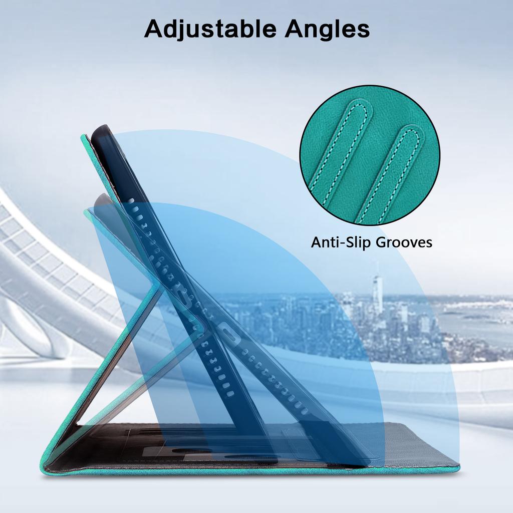 Custodia in Pelle PU Goffrata per Lenovo Tab K11 M11 Plus 2024 11,45 Pollici TB-352FU Copertura con Supporto Posteriore in TPU con Slot per Scheda Antiurto Funda