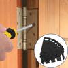 10pcs Door Hinge Shims Stainless Steel Door Hinge Spacers with Coated Finish for Door Alignment Filling  S