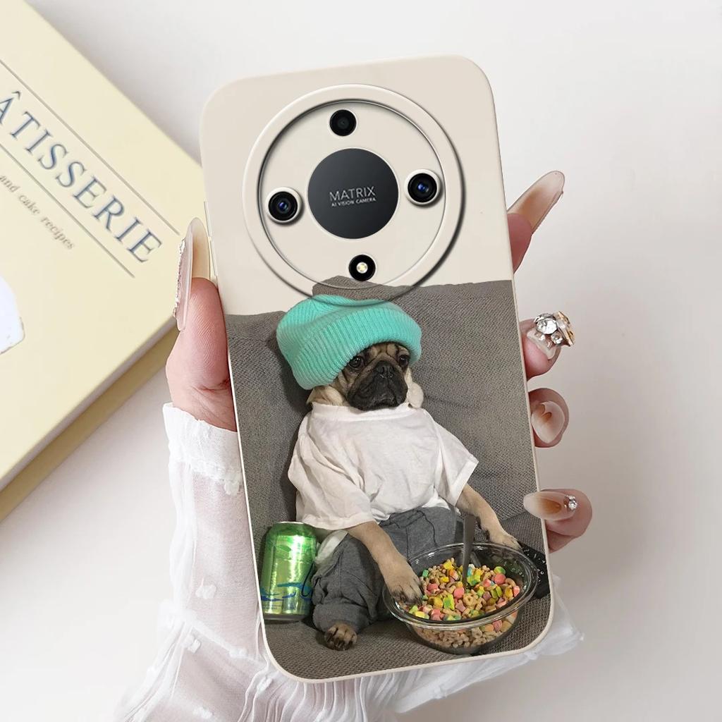 For Honor Magic5 Lite 5G Case Cute Cartoons Duck Silicone Soft Back Cases For Magic6 Lite 5G Cover Magic 5Lite 5G Bumber Shell