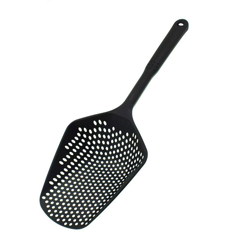 Kitchen Cooking Tool Strainer Spoon Plastic Filter Scoop Practical Leaky Spoon  Kitchen Use