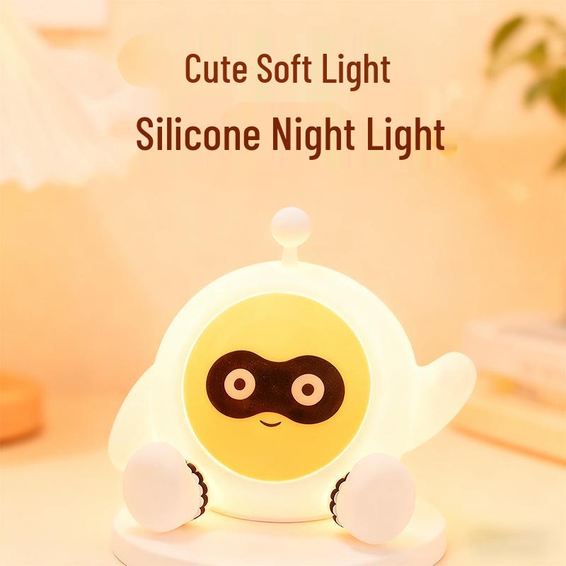 Rabbit Silicone Night Light: Soft, Cute Bedside Companion for a Cozy Atmosphere
